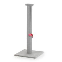 Poteau À Griffer Pour Chats "figo Xl" 40 X 40 X 90 Cm Gris Beeztees