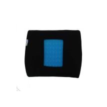 Coussin Lombaire Gel Kine Travel Mousse Noir Et Bleu 34x32.5x8.3 Cm Kine Travel