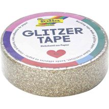 Ruban Adhésif Décoratif Glitzer-tape, Or Folia