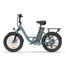 Vélo Électrique Urlife E20, Tout-terrain Urbain, Batterie Amovible 48 V, Vert