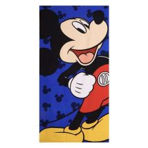 Serviette De Plage Mickey Mouse Rouge 70 X 140 Cm