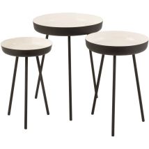 Lot De 3 Tables Gigognes Alsip En Fer