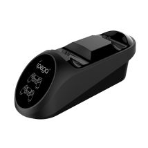 Station De Charge Pour Double Manette Ps4 Modèle 9180 Avec Indicateur Led Noir Ipega