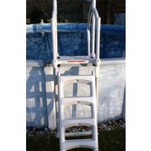 Echelle Double Pour Piscine Hors Sol H2o - 1.21m À 1.32m