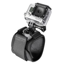 Mantona Sangle Rembourrée Avec Support - 60 X 55 X 60 Mm - En Nylon - Maintien Sûr - Compatible Avec Gopro Hero 11 10...