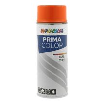 Bombe De Peinture Acrylique - Orange Pure - Ral 2004 - Brillant - Tous Supports - Prima Color - 400ml