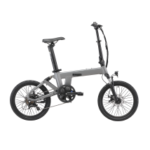 Vélo Électrique Pliable 20" Yangor H19, 36v 10ah, 7 Vitesses, Gris