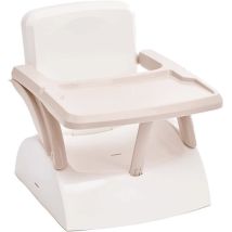 Rehausseur De Chaise Enfant 2 En 1 Yeehop - 6-18 Mois - Harnais Sécurité 3 Points - Tablette Amovible - Marron Glacé