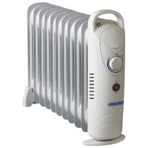 Mesko Home Ms 7806 Appareil De Chauffage Intérieure Blanc 1200 W Chauffage Électrique À Bain D’huile