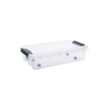 Boîte De Rangement Sous Lit 31 Litres À Roulettes Probox