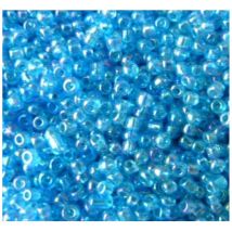 Sachet De 500g De Perles De Rocailles Bleue Turquoise Transparente Pour Collier Et Bracelet