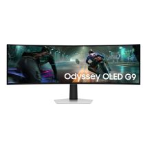 Samsung G91sd Écran Plat De Pc 124,5 Cm (49") 5120 X 1440 Pixels Dual Qhd Oled Argent