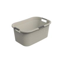 Panier À Linge Rotho Country 40 L Cappuccino