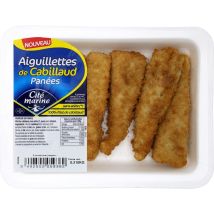 Cite Marine - Aiguillettes De Cabillaud Panées Cite Marine - La Barquette De 210g
