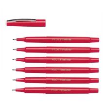 Pilot Feutre Extra Fin Fineliner Extra Fin 0,4 Mm Rouge X 6