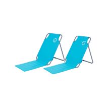 Lot De 2 Chaises Dossiers De Plage Pliables - O'beach - Dimensions : 45 X 163 X 44 Cm