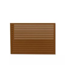 Face Dos Pour Cache En Aluminium Brun Argile Taille S - Decoclim - 23as8003-dos