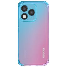 Coque Pour Honor 400 Lite Souple Coins Renforcés Design Dégradé Bleu / Rose Enkay