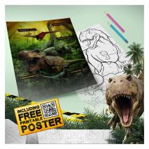 Coloriage Des Dinosaures : Livre Super Colorbook Pour Enfants