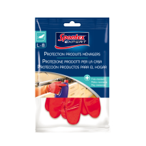 Gants De Protection Produits Ménagers Spontex Expert, Taille L