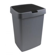 Poubelle Sunware Delta 50 L Avec Valve, Anthracite