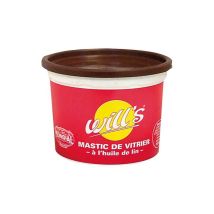 Mastic Vitrier Will's Mastic Lin Brun/acajou 500 G Will's
