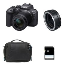Canon Eos R10 + Rf-s 18-150mm F3.5-6.3 Is Stm + Sac + Carte Sd 8 Go + Bague Ef-eos R