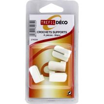 Crochets Supports Blanc Trefil Deco