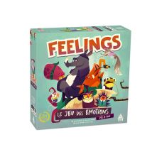 Feelings Jeu De Société Carton Vert Menthe Boîte Carrée Act In Games