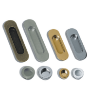 Poignée Cuvette Ø 40 Mm Estamp - Nickel Brosse - 3511/100