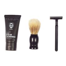 Coffret De Rasage - Cosmetic Club - 3 Accessoires - Noir Et Marron - Homme