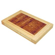 Billot De Table Bicolore Bambou 46x31cm Dm Creation 00038