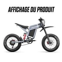 Vélo Électrique Tout-Terrain S900 by Shengmilo Moteur 1500W, 65 km/h Batterie 1800Wh -Suspension Av/Ar Ville et Aventure