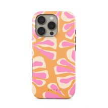 Coque Pour Iphone 16 Pro Max Magsafe Tough Antichocs Modèle Aloha Rose Burga