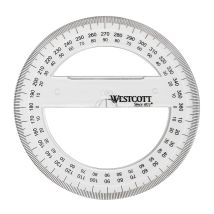 Westcott Rapporteur Circulaire 360 Degrés Plastique 100 Mm