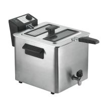 Rgv Fry Type 8/n Unique 8 L 3000 W Friteuse Noir, Acier Inoxydable