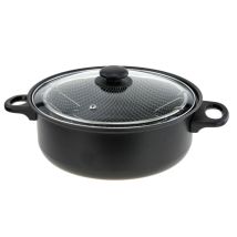 Poêle À Frire Avec Couvercle En Verre 26 Cm Excellent Houseware