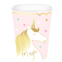 Gobelet En Carton Licorne Fantastique X6 Mesa Bella