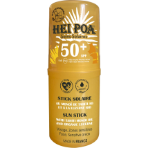 Stick Solaire Visage Zones Sensibles Très Haute Protection Spf 50+ Monoï Tahiti Anti-âge Hei Poa