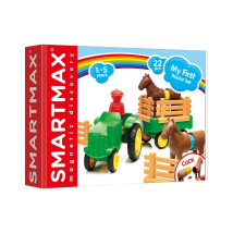 Jouet De Construction Smartmax My First Tractor 22 Pièces Multicolores
