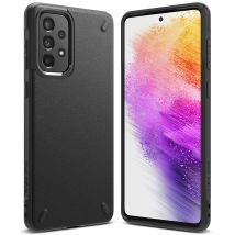 Coque Noire Onyx Durable Et Flexible Pour Galaxy A73