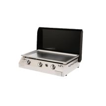 Plancha Gaz 9kw Plaque Inox 78x45cm Euskal Plantxa Iparlapicn