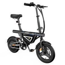Iscooter Eb1s 14" Vélo Électrique Pliable 250w 50km Avec App, Noir