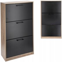 Meuble À Chaussures, Étagère À 3 Compartiments, Chaussures, Commode Spacieuse Pour Le Couloir, Étagère