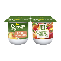 Yaourt Pêche Et Fleur De Sureau Sojasun