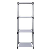 Etagère - Je Cherche Une Idee - 3 Casiers - Juxtaposable - Gris Et Noir
