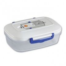 Magic Vac Aco1093 Boîte Hermétique Alimentaire Rectangulaire 1 L Transparent, Blanc 1 Pièce(s)