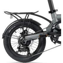 Support Arrière Eovolt Matin 16 Noir - Porte-bagages Pratique Et Léger