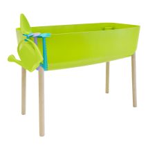 Gardenico Potager Enfant, Jardinière Sur Pieds Jardinière Sur Pied, Plastique Et Bois Jeux Enfant, À Partir De 5