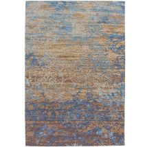 Tapis Tissé À La Main Blaze 600 Blau Beige - 155 X 230 Cm